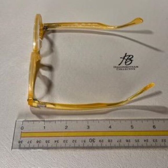 SPEKTRE MEMENTO AUDERE SEMPER ACETATE EYEGLASS FRAMES YELLOW 51-20-150 NEW* - Picture 6 of 16